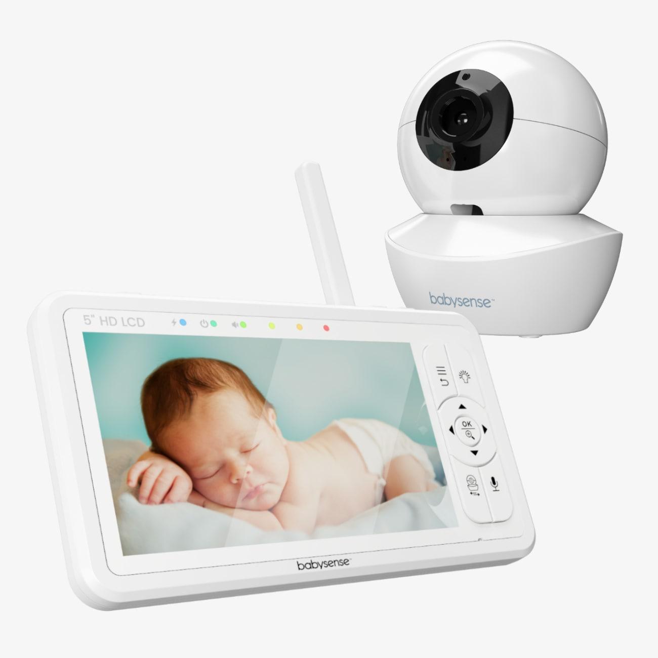 Babysense HD S2: Babyphone Mit 1 Kamera, Ohne Wlan, Geteilte Bildschirm & Nachtlicht Kinder