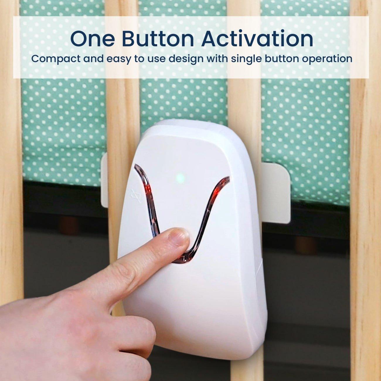 Babysense 7 Baby-Atemmonitor – Echtzeit-Warnungen bei Atemaussetzern und Unregelmäßigkeiten, Medizinisch Zertifiziert, Rundum-Überwachung für Sicheren Schlaf