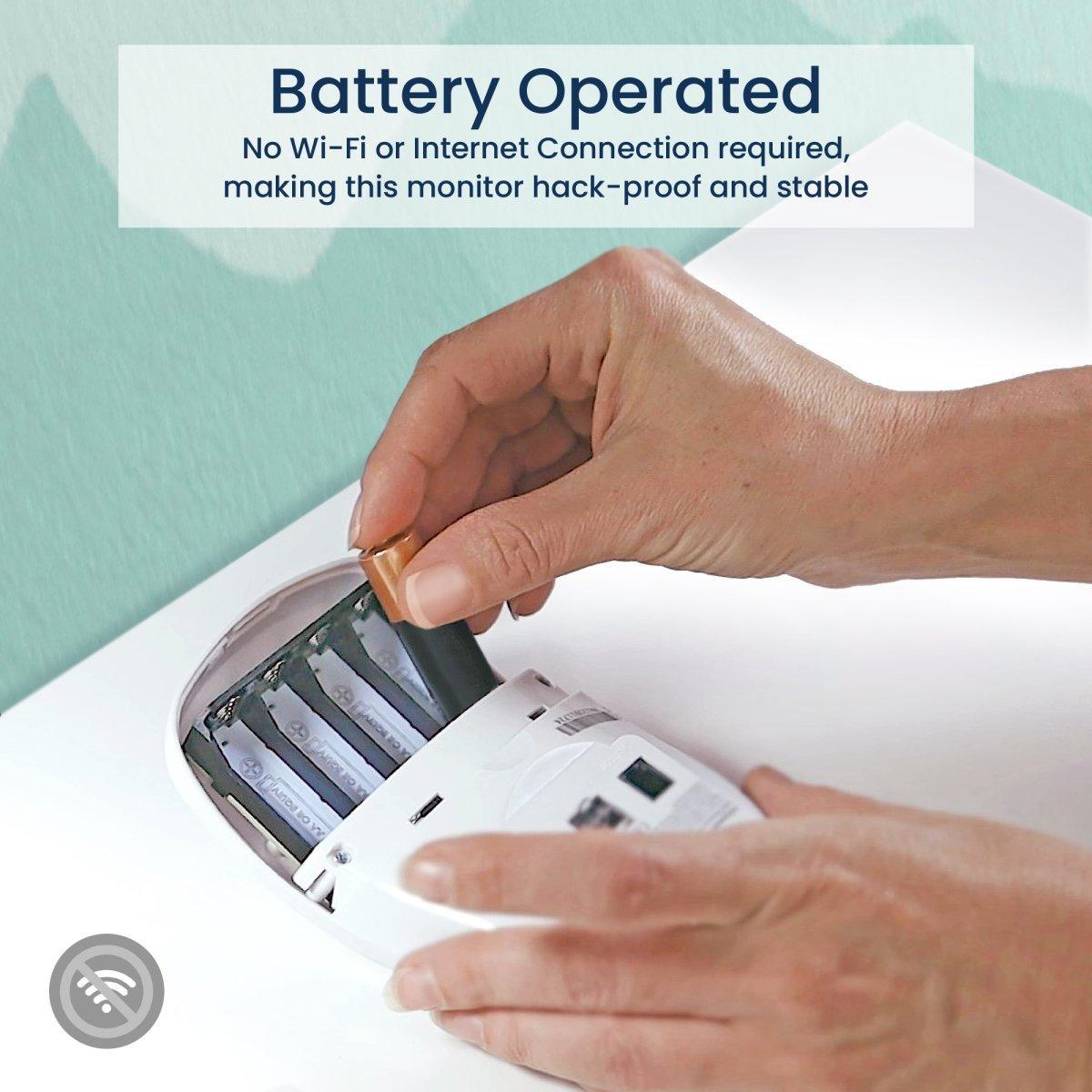 Babysense 7 & V24R: Video-Babyphone mit 2,4"-Bildschirm & Medizinisch Zertifiziertem Atemmonitor – Echtzeit-Warnungen bei Atemaussetzern, Kontaktlos, 2-in-1 Bundle