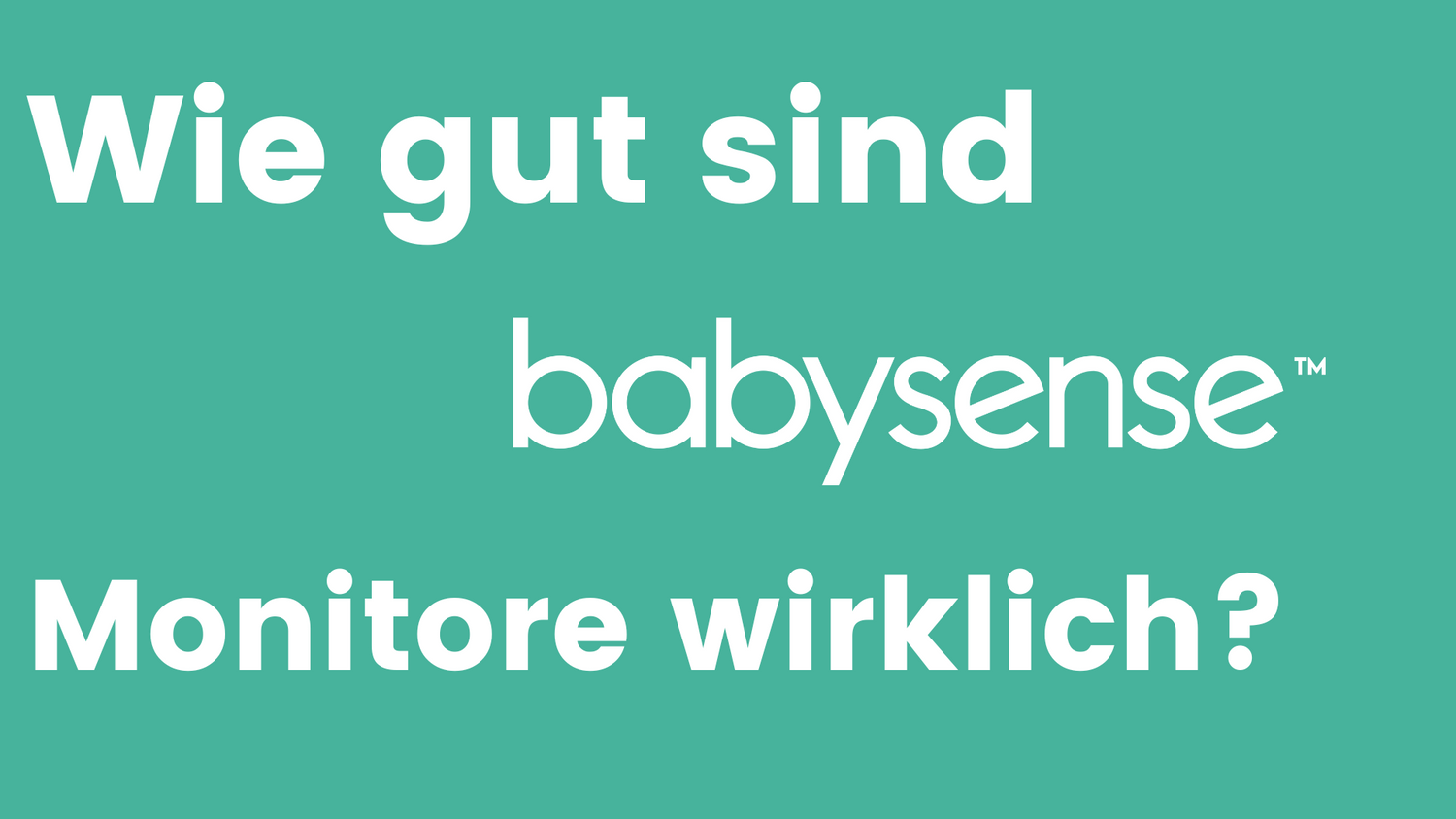 Sind Babysense-Monitore gut? Eine klare Antwort von Babysense
