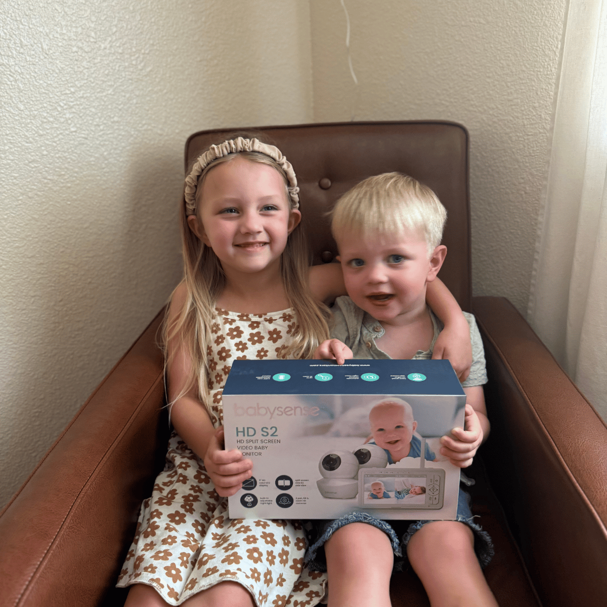 Babysense HD S2: Babyphone Mit 3 kameras, Ohne Wlan, Geteilte Bildschirm & Nachtlicht