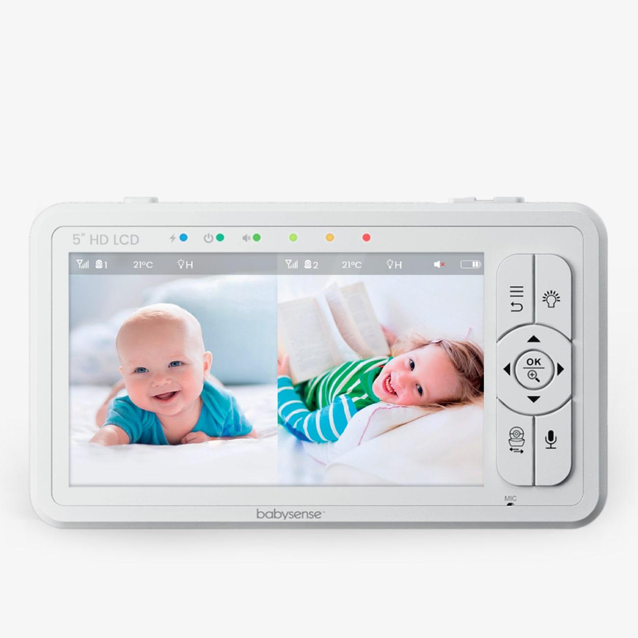 Elterneinheit für 5-Zoll-Split-Screen-Video-Babyphone HD S2