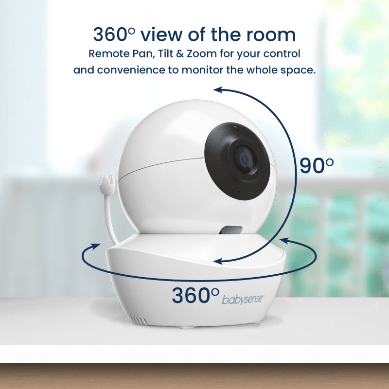 Split Screen Video Baby Monitor, V43 - Babysense